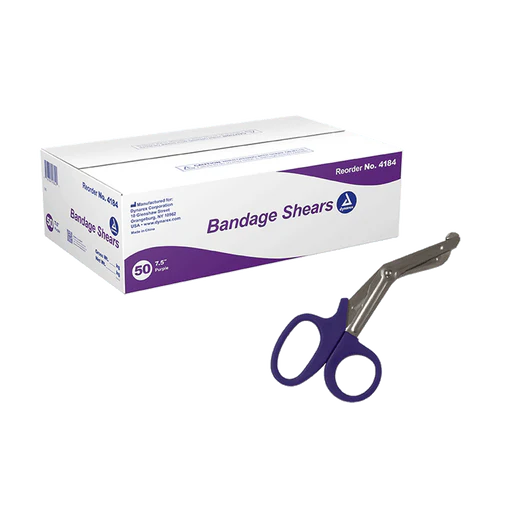 Bandage Shears, 5.5", Blue, 50/bx | Quantity - 1x BOX - Image 12