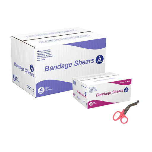 Bandage Shears, 5.5", Blue, 50/bx | Quantity - 1x BOX - Image 22