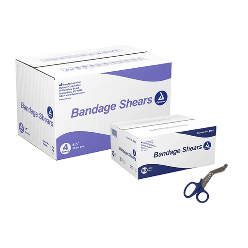 Bandage Shears, 5.5", Blue, 50/bx | Quantity - 1x BOX - Image 23