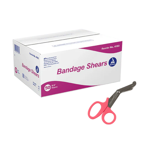 Bandage Shears, 5.5", Blue, 50/bx | Quantity - 1x BOX - Image 6