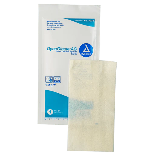 DynaGinate AG - Silver Calcium Alginate Rope Dressing, 1/4" x 12", 10/5/cs | Quantity - 1x CS - Image 3