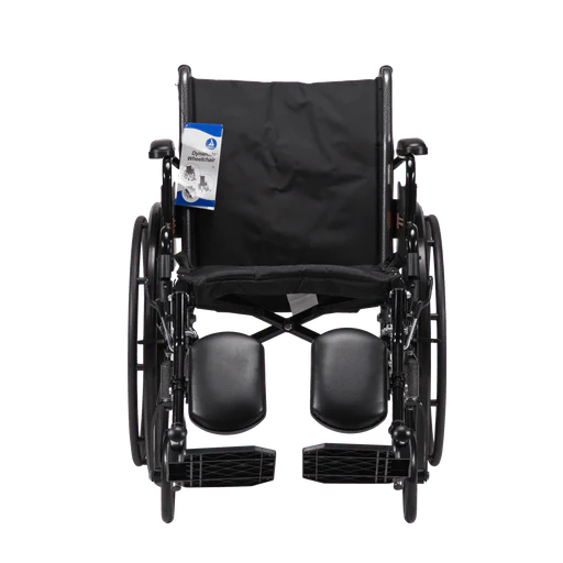 DynaRide S3 Lite Wheelchair - w/Detachable&Flip Desk Arm ELR, 18" x 16", Silver Vein, 1pc/cs | Quantity - 1x CS - Image 4