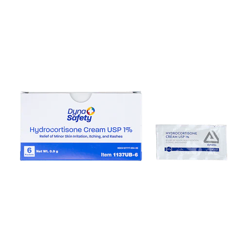 Hydrocortisone Cream, 0.9 g Foil Packet, 72/25/cs | Quantity - 1x CS - Image 3