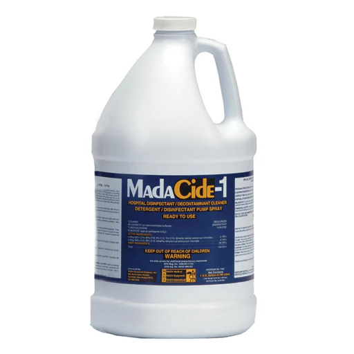 MADA DISINFECTANT/CLEANERS - MadaCide-FD Disinfectant/ Cleaner, 32 oz Spray Bottle, 12/cs | Quantity - 1x CS - Image 3
