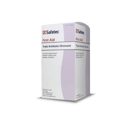 SAFETEC TRIPLE ANTIBIOTIC OINTMENTS - Triple Antibiotic, .9g, 144/bx, 12 bx/cs | Quantity - 1x CS - Image 9