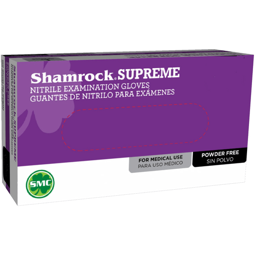 Shamrock Supreme Nitrile Examination Gloves (30350/100 Series – 3.5g) (Blue) Small-CS | Quantity - 1x CS - Image 4
