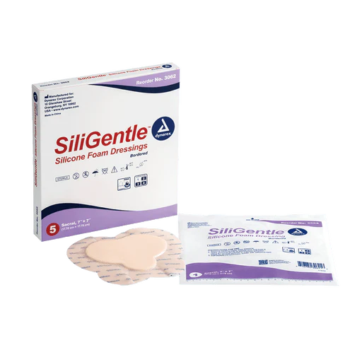 SiliGentle - Silicone Bordered Foam Dressing, 2" x 2", 12/10/cs | Quantity - 1x CS - Image 5