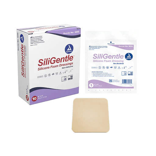 SiliGentle - Silicone Bordered Foam Dressing, 2" x 2", 12/10/cs | Quantity - 1x CS - Image 7