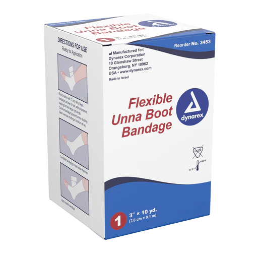 Unna Boot Bandages, 3" x 10 yd, 12/cs | Quantity - 1x CS - Image 4